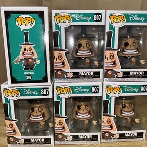 Disney Pop! Mayor Vinyl Figure 6PK